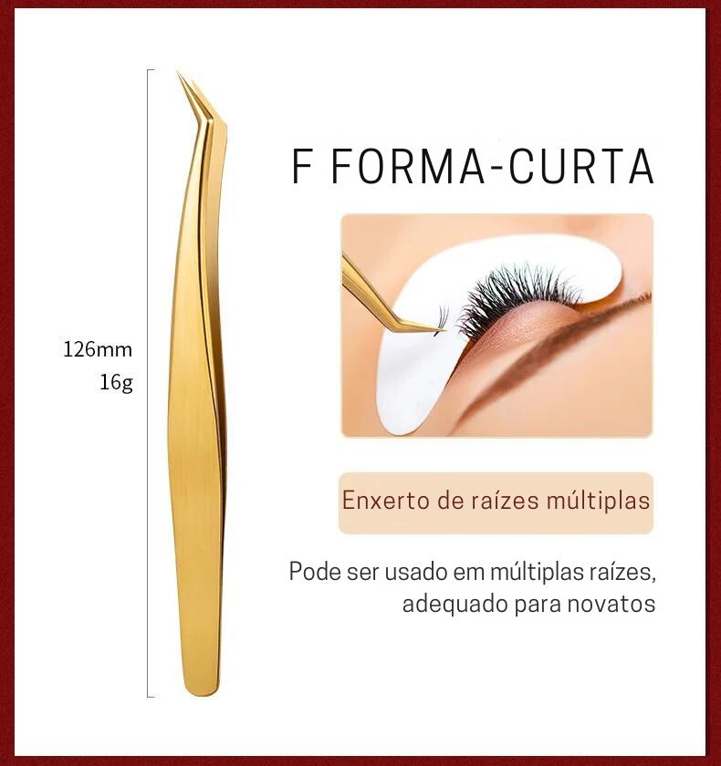 Pinça aço inoxidável - Alta Precisão