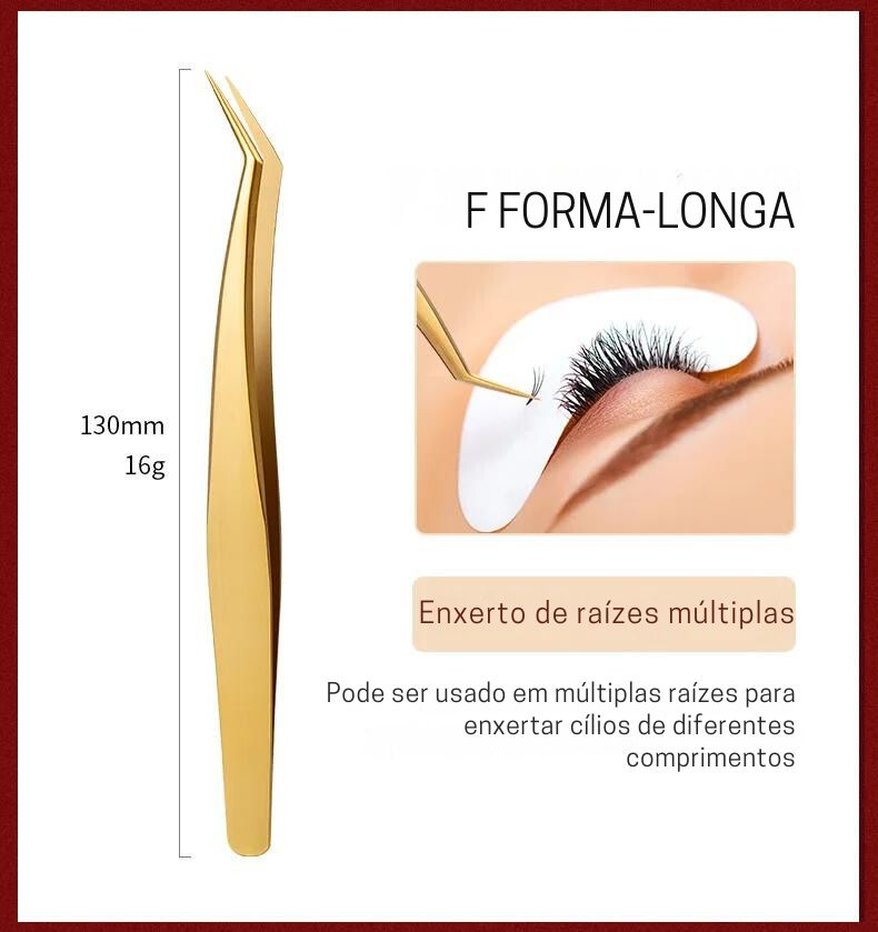 Pinça aço inoxidável - Alta Precisão