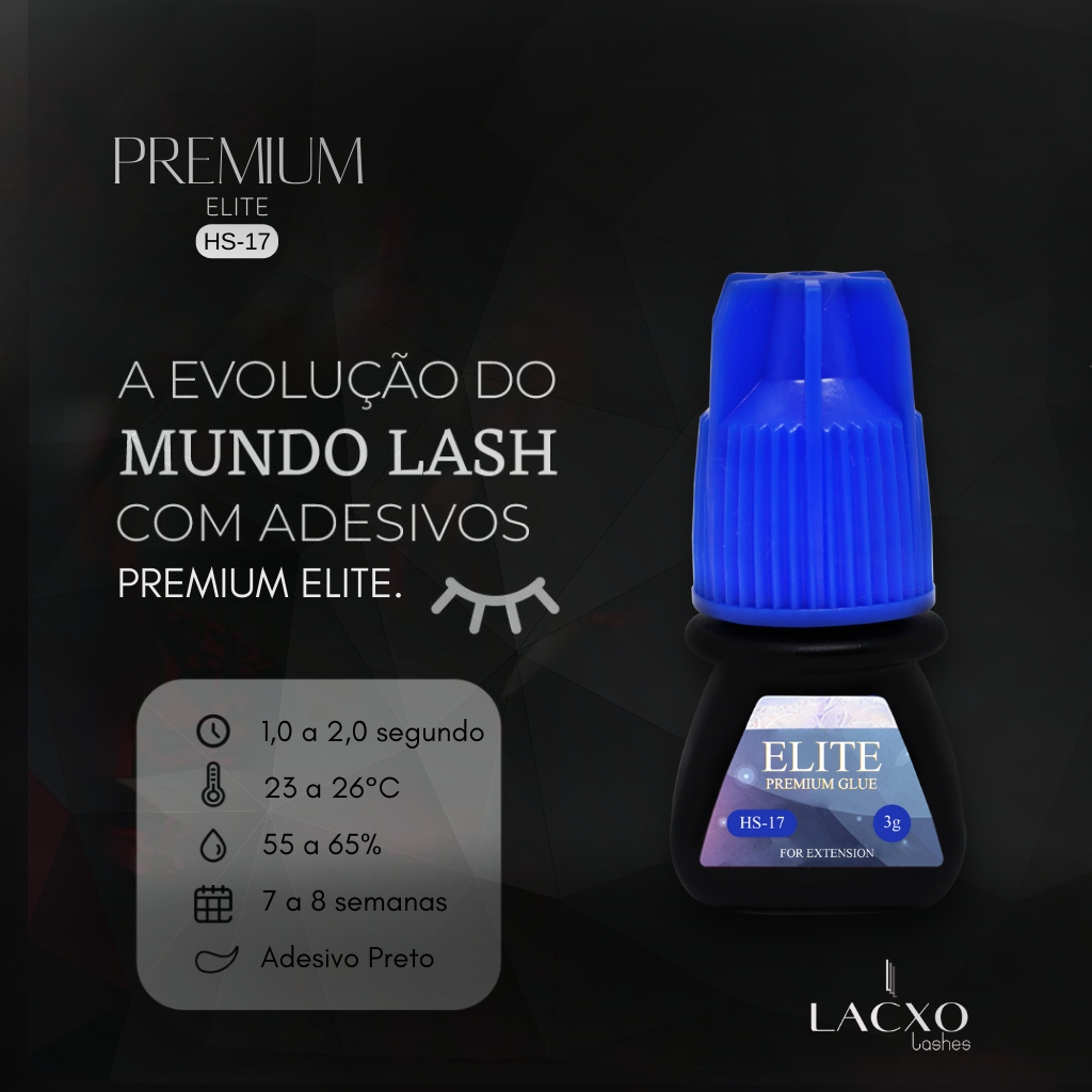 Cola Elite HS-17 3g Premium - Extensão de cílios