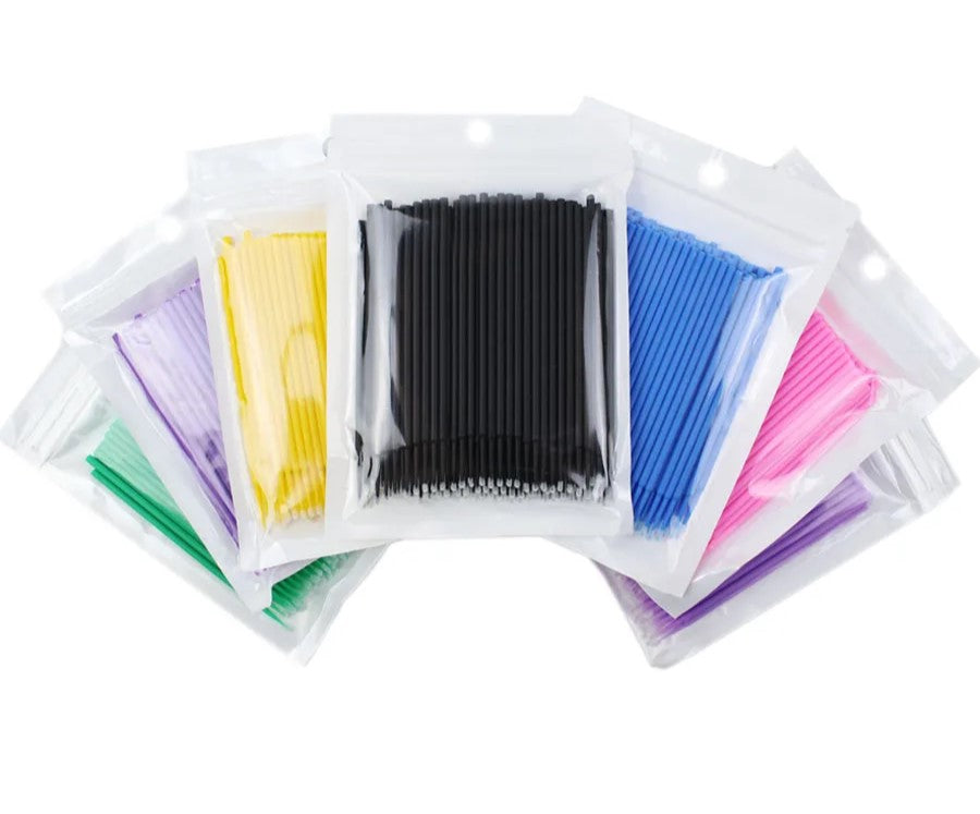 Microbrush 100un para Extensão de Cílios
