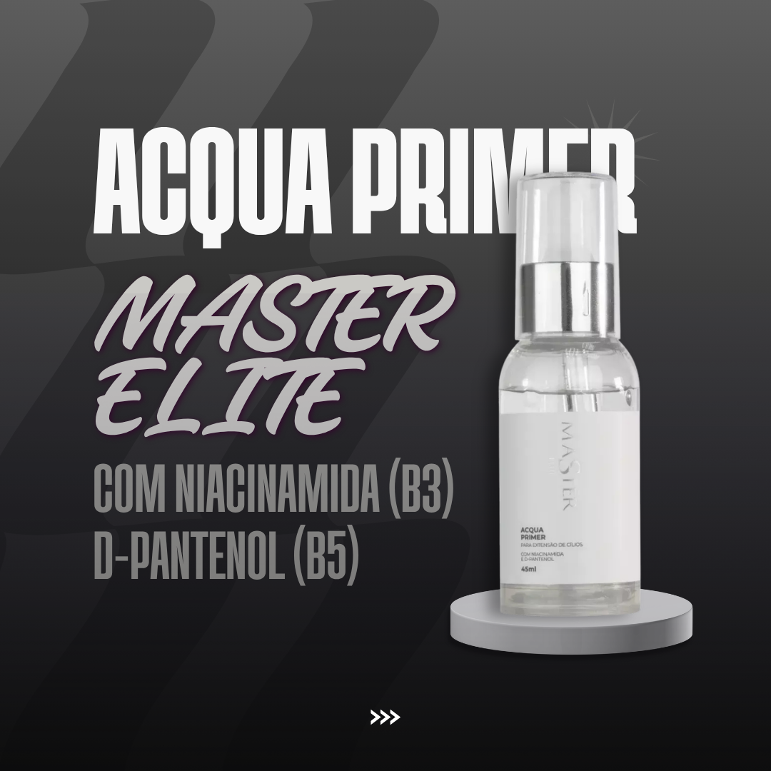 Acqua Primer Master Elite 45ml - Extensão de Cílios
