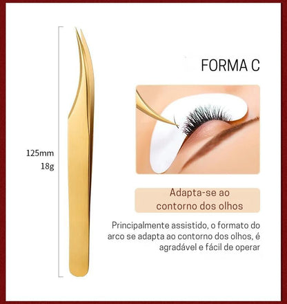 Pinça aço inoxidável - Alta Precisão