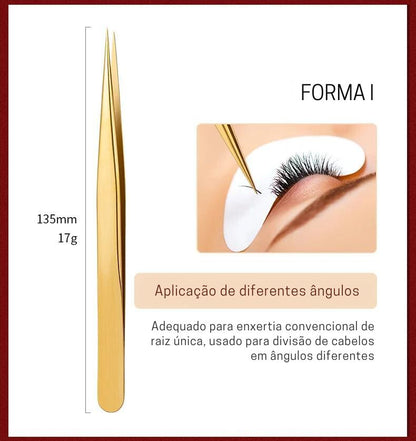 Pinça aço inoxidável - Alta Precisão