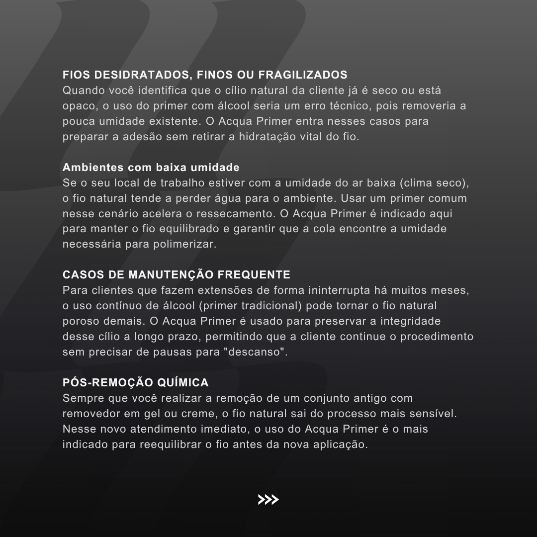 Acqua Primer Master Elite 45ml - Extensão de Cílios