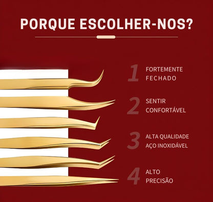 Pinça aço inoxidável - Alta Precisão