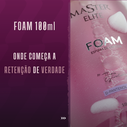 Foam Espuma de Limpeza Master Elite 100ml - Extensão de Cílios